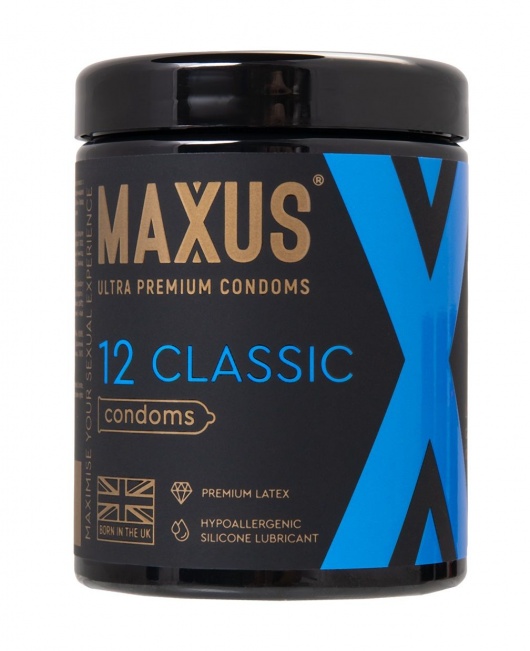 Классические презервативы MAXUS Classic - 12 шт. - Maxus - купить с доставкой в Бердске
