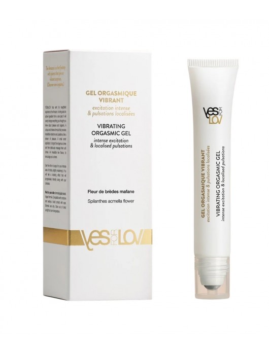 Возбуждающий гель Vibrating Orgasmic Gel - 20 мл. - YESforLOV - купить с доставкой в Бердске