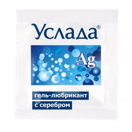 Гель-лубрикант «Услада с серебром» - 3 гр. - Биоритм - купить с доставкой в Бердске
