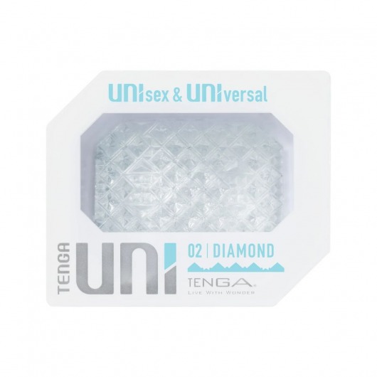 Прозрачный мастурбатор-стимулятор Tenga Uni Diamond - Tenga - в Бердске купить с доставкой