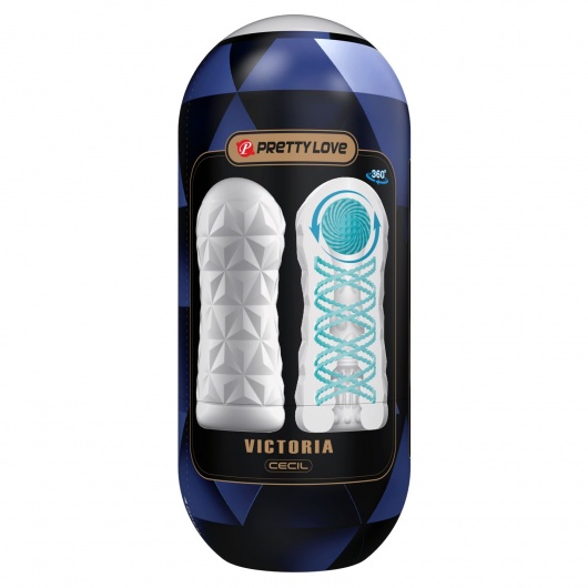 Белый мастурбатор в колбе Victoria - Baile - в Бердске купить с доставкой