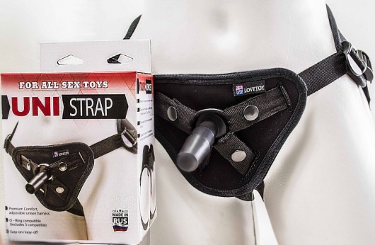 Универсальные трусики Harness UNI strap с корсетом - LOVETOY (А-Полимер) - купить с доставкой в Бердске