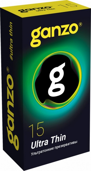 Прозрачные ультратонкие презервативы Ganzo Ultra thin - 15 шт. - Ganzo - купить с доставкой в Бердске