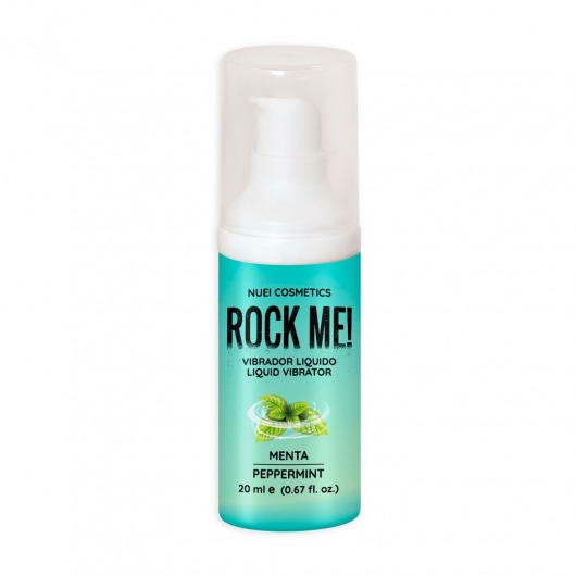 Жидкий вибратор Nuei Rock Me! с ароматом мяты - 20 мл. - Nuei cosmetics - купить с доставкой в Бердске