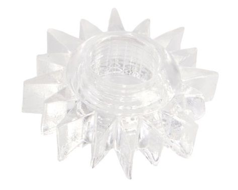 Прозрачное гелевое эрекционное кольцо-солнце - Toyfa Basic - в Бердске купить с доставкой