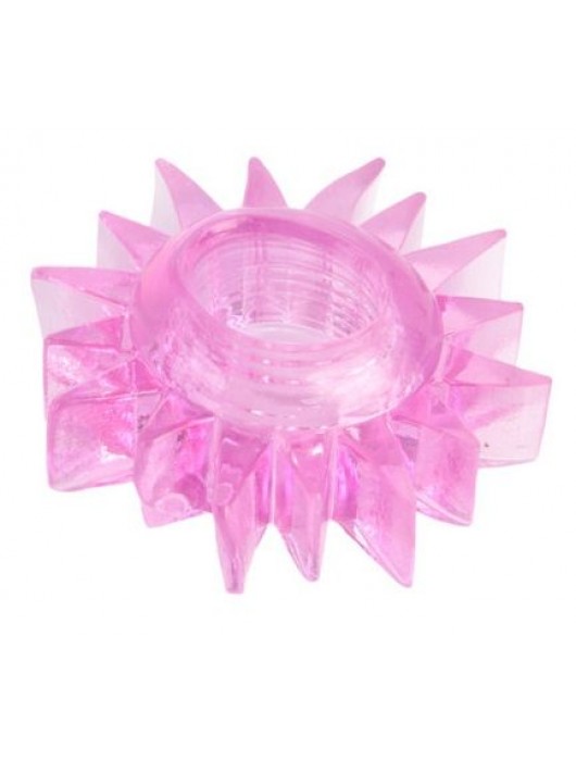 Розовое эрекционное кольцо - Toyfa Basic - в Бердске купить с доставкой