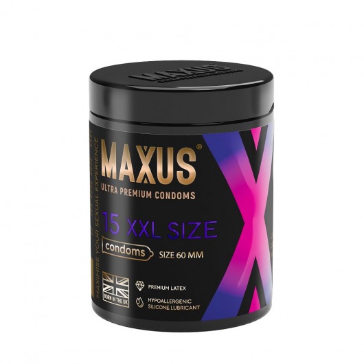 Презервативы увеличенного размера Maxus XXL - 15 шт. - Maxus - купить с доставкой в Бердске