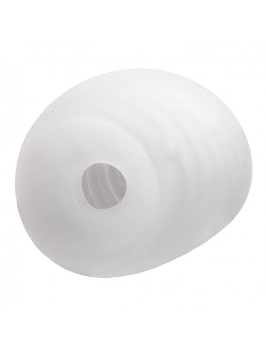 Белый мастурбатор-шар Lucky Ball Type 3 - MALESATION - в Бердске купить с доставкой