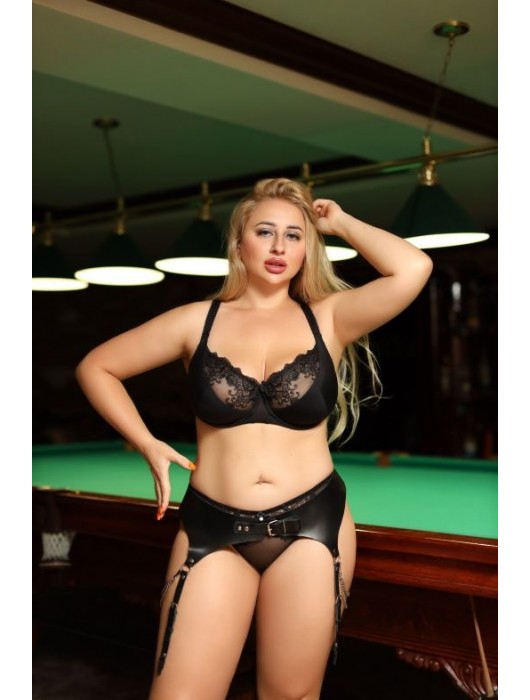 Пояс для чулок +size с отстегивающимися цепочками - БДСМ Арсенал - купить с доставкой в Бердске