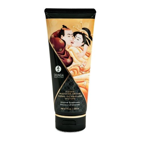 Массажный крем для тела с ароматом миндаля Almond Sweetness - 200 мл. - Shunga - купить с доставкой в Бердске