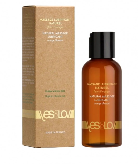 Натуральная массажная смазка Natural Lubricant Orange Blossom - 100 мл. - YESforLOV - купить с доставкой в Бердске