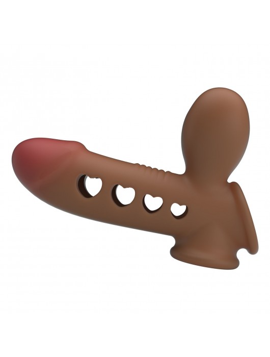 Насадка на пенис с эффектом расширения Tyronn - 16,1 см. - Baile - в Бердске купить с доставкой