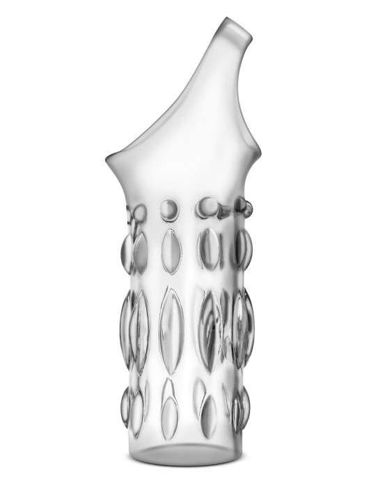 Прозрачная насадка на пенис Stretchy Studded Penis Sleeve Ring - Blush Novelties - в Бердске купить с доставкой