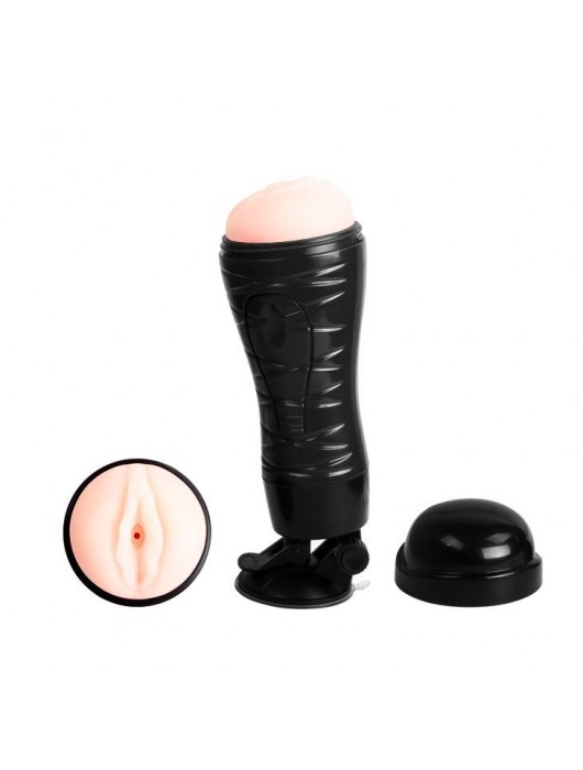 Мастурбатор-вагина Flora с присоской в основании - Baile - в Бердске купить с доставкой