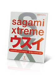 Ультратонкий презерватив Sagami Xtreme SUPERTHIN - 1 шт. - Sagami - купить с доставкой в Бердске