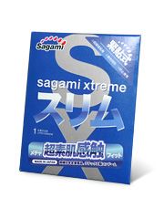 Презерватив Sagami Xtreme FEEL FIT 3D - 1 шт. - Sagami - купить с доставкой в Бердске