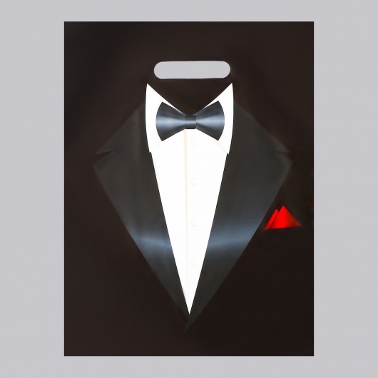 Пакет «Смокинг» полиэтиленовый с вырубной ручкой (30х40 см) - UPAK LAND - купить с доставкой в Бердске