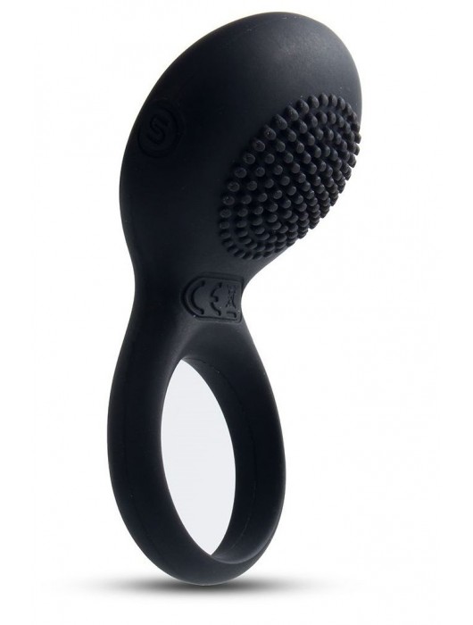 Чёрное перезаряжаемое эрекционное виброкольцо Tyler - Svakom - в Бердске купить с доставкой