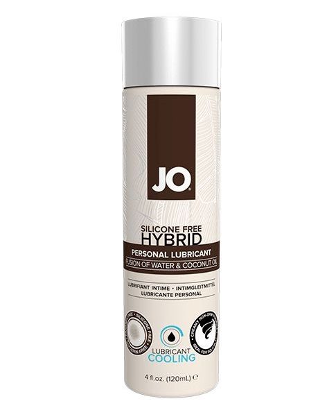 Водно-масляный лубрикант с охлаждающим эффектом JO Silicon free Hybrid Lubricant COOLING - 120 мл. - System JO - купить с доставкой в Бердске