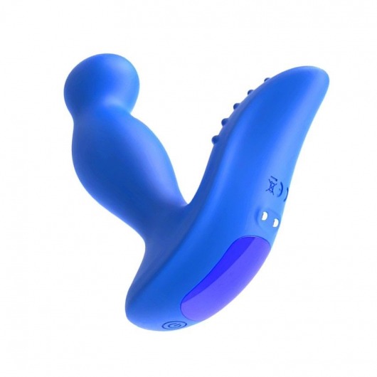 Синий вибромассажер простаты 3,5’’ P-spot Massager - 12,5 см. - Erokay - в Бердске купить с доставкой