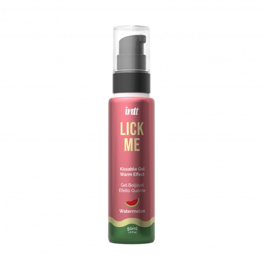 Гель Lick Me с согревающим эффектом и ароматом арбуза - 50 мл. - INTT - купить с доставкой в Бердске