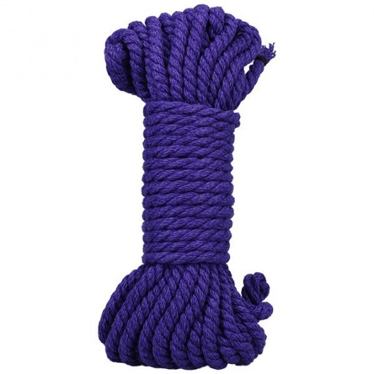 Фиолетовая верёвка для связывания и фиксации Bind Tie - 9,14 м. - Doc Johnson - купить с доставкой в Бердске