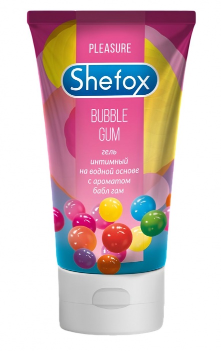 Интимная гель-смазка Shefox «Бабл гам» - 50 мл. - Shefox - купить с доставкой в Бердске