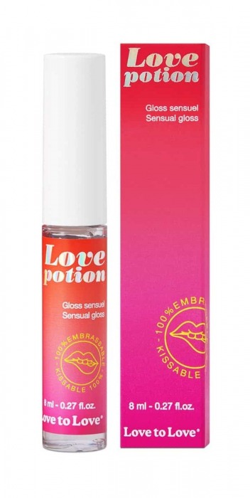Возбуждающий блеск для губ Love Potion - 8 мл. - Love to Love - купить с доставкой в Бердске