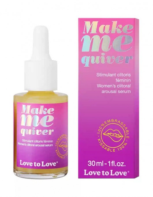 Возбуждающие капли для клитора Make Me Quiver - 30 мл. - Love to Love - купить с доставкой в Бердске