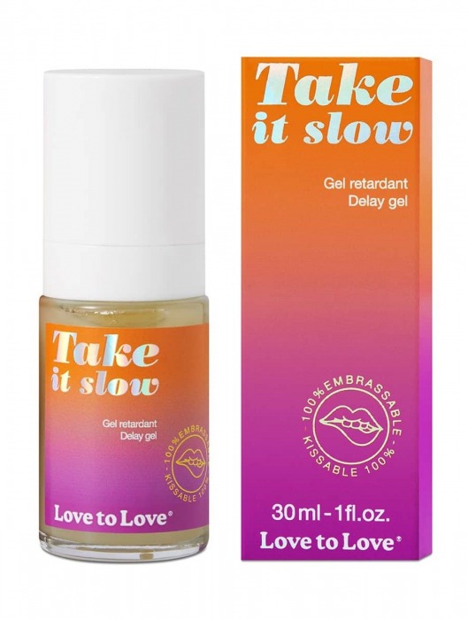 Пролонгирующий гель для мужчин Take It Slow - 30 мл. - Love to Love - купить с доставкой в Бердске