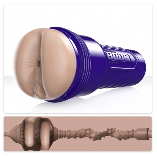 Телесный мастурбатор-анус Fleshlight Boost Blast Female - Fleshlight - в Бердске купить с доставкой
