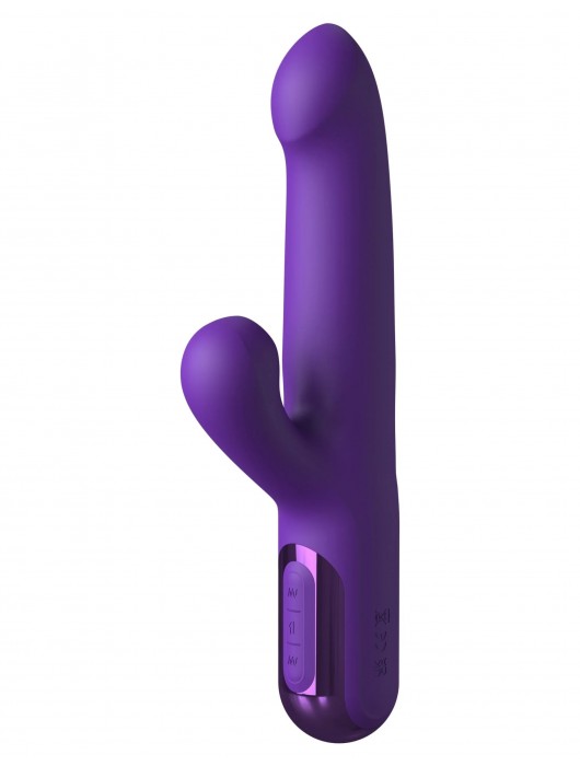 Фиолетовый вибратор-кролик Super Sonix Thruster - 22 см. - Pipedream