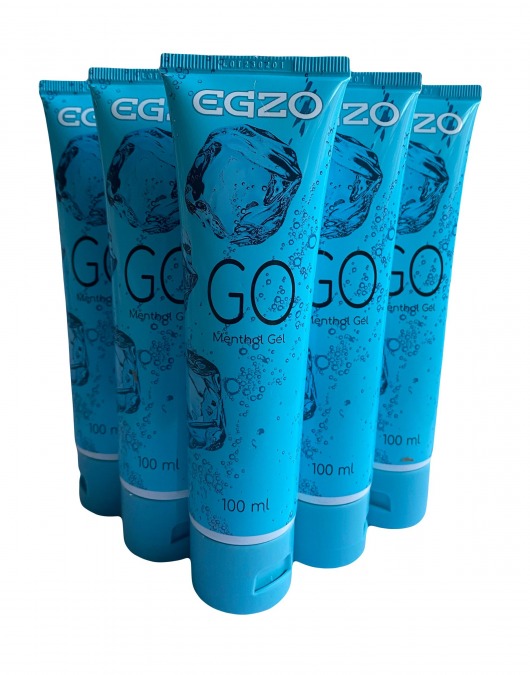 Набор из 5 пролонгирующих лубрикантов на водной основе Egzo Go (по 100 мл.) - EGZO - купить с доставкой в Бердске