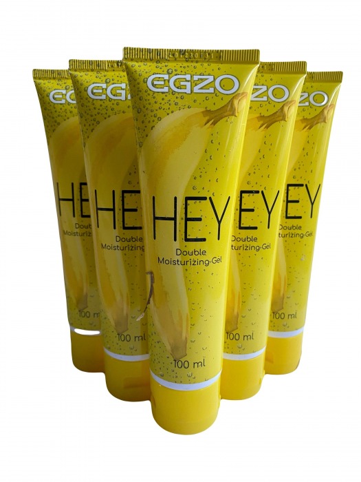 Набор из 5 анальных лубрикантов на водной основе Egzo Hey (по 100 мл.) - EGZO - купить с доставкой в Бердске