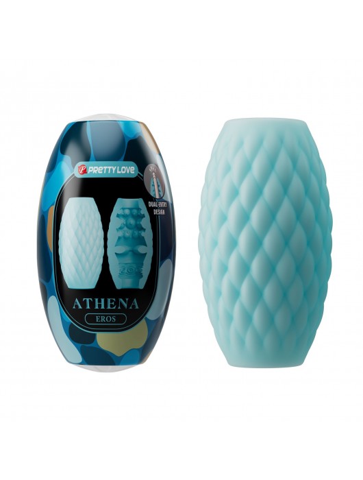 Голубой нереалистичный мастурбатор Athena - Baile - в Бердске купить с доставкой