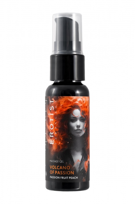 Гель с эффектом вибрации Volcano Of Passion со вкусом персика и маракуйи - 25 мл. - Erotist Lubricants - купить с доставкой в Бердске
