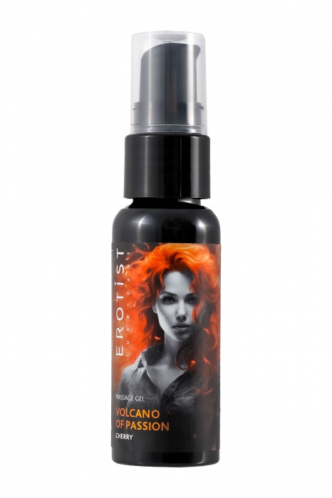 Гель с эффектом вибрации Volcano Of Passion со вкусом вишни - 25 мл. - Erotist Lubricants - купить с доставкой в Бердске
