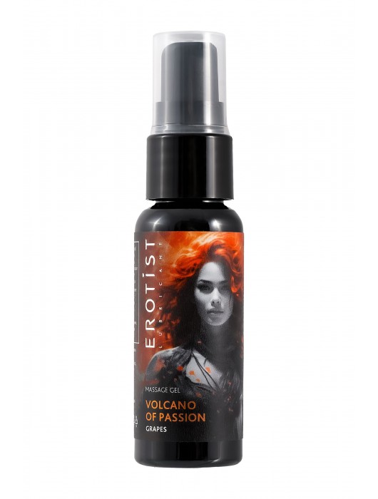 Гель с эффектом вибрации Volcano Of Passion со вкусом винограда - 25 мл. - Erotist Lubricants - купить с доставкой в Бердске