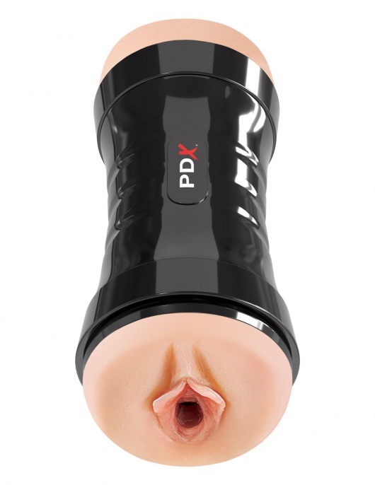 Двусторонний мастурбатор в колбе Super Flip-A-Pussy Over - Pipedream - в Бердске купить с доставкой