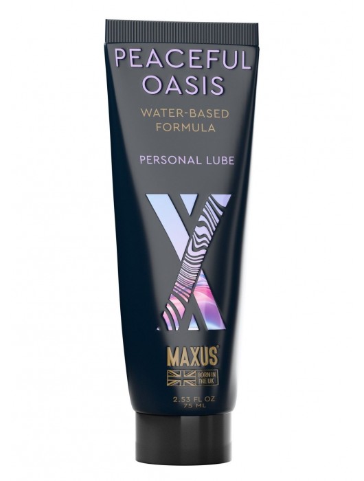 Интимный гель на водной основе MAXUS Peaceful Oasis - 75 мл. - Maxus - купить с доставкой в Бердске