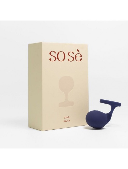 Синий вибростимулятор на пальцы Lunar - Sose