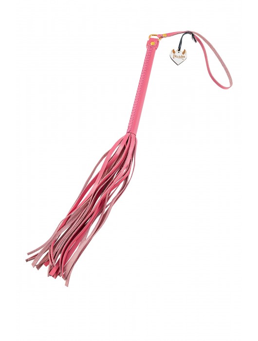 Розовая кожаная плеть - 50 см. - Pecado - купить с доставкой в Бердске