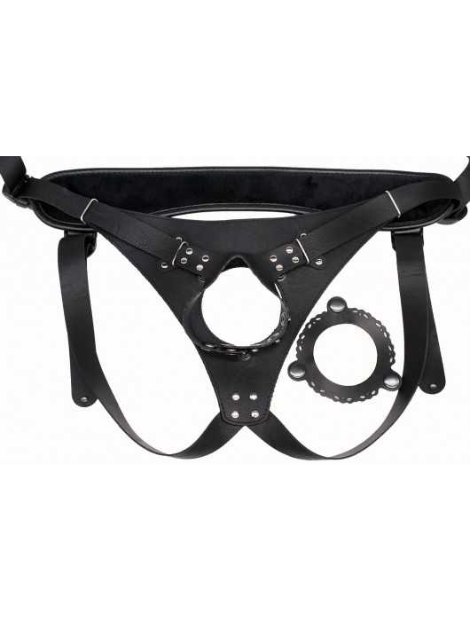 Пояс Hard Brutal для больших насадок - LOVETOY (А-Полимер) - купить с доставкой в Бердске