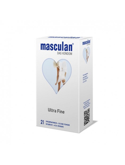 Особо тонкие презервативы Masculan Ultra Fine - 21 шт. - Masculan - купить с доставкой в Бердске
