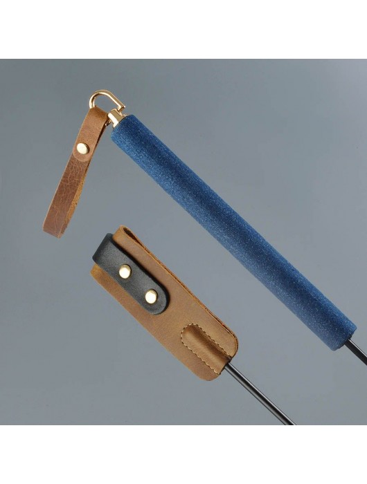 Стек «Дикий Запад» с джинсовой ручкой - 60 см. - Sitabella - купить с доставкой в Бердске