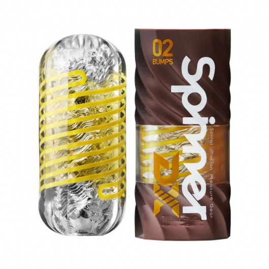 Мастурбатор Tenga Spinner DX 02 Bumps - Tenga - в Бердске купить с доставкой