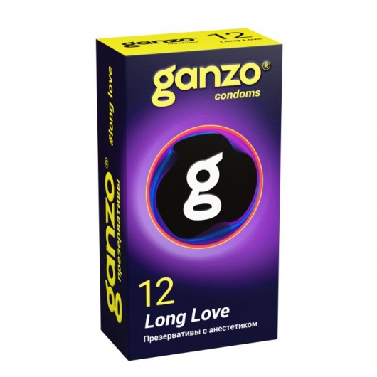 Презервативы с анестетиком для продления удовольствия Ganzo Long Love - 12 шт. - Ganzo - купить с доставкой в Бердске