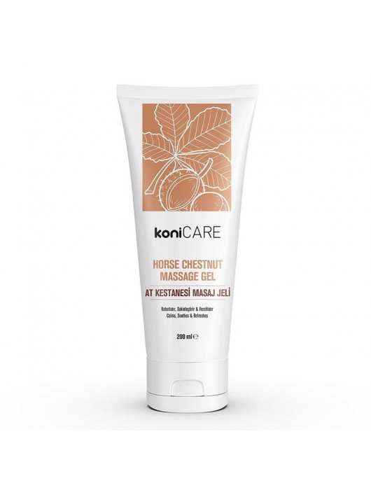 Расслабляющий массажный гель Konicare Horse Chestnut Massage Gel - 200 мл. - KoniCARE - купить с доставкой в Бердске