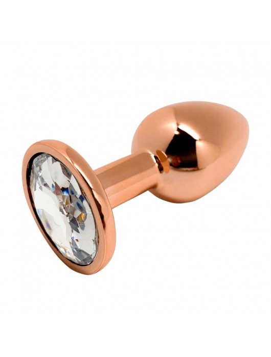 Анальная втулка Wooomy Tralalo Size S с прозрачным кристаллом - Adrien Lastic