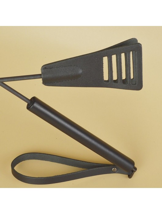 Черный кожаный стек «Сириус» - 60 см. - Sitabella - купить с доставкой в Бердске